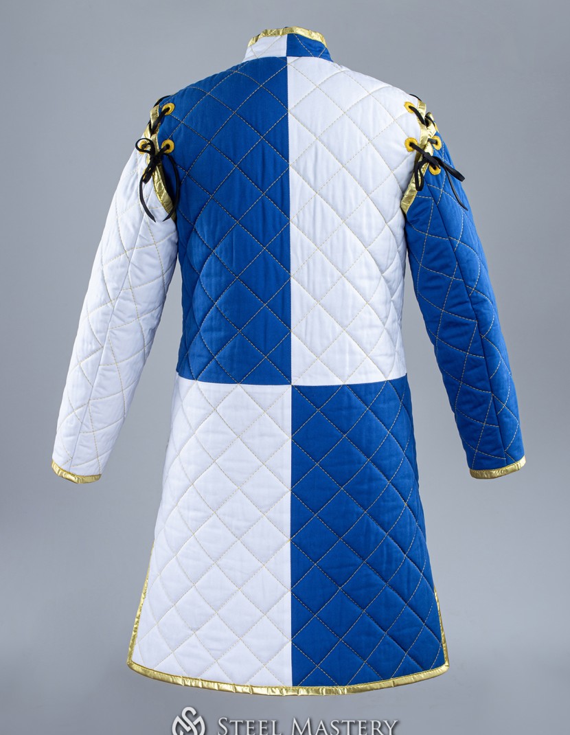 HEMA style gambeson with diamond stitching photo made by Steel-mastery.com