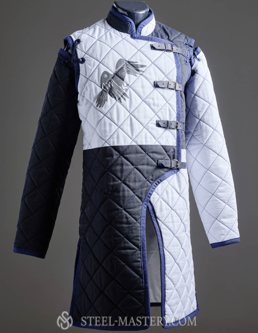 HEMA style gambeson with diamond stitching photo made by Steel-mastery.com