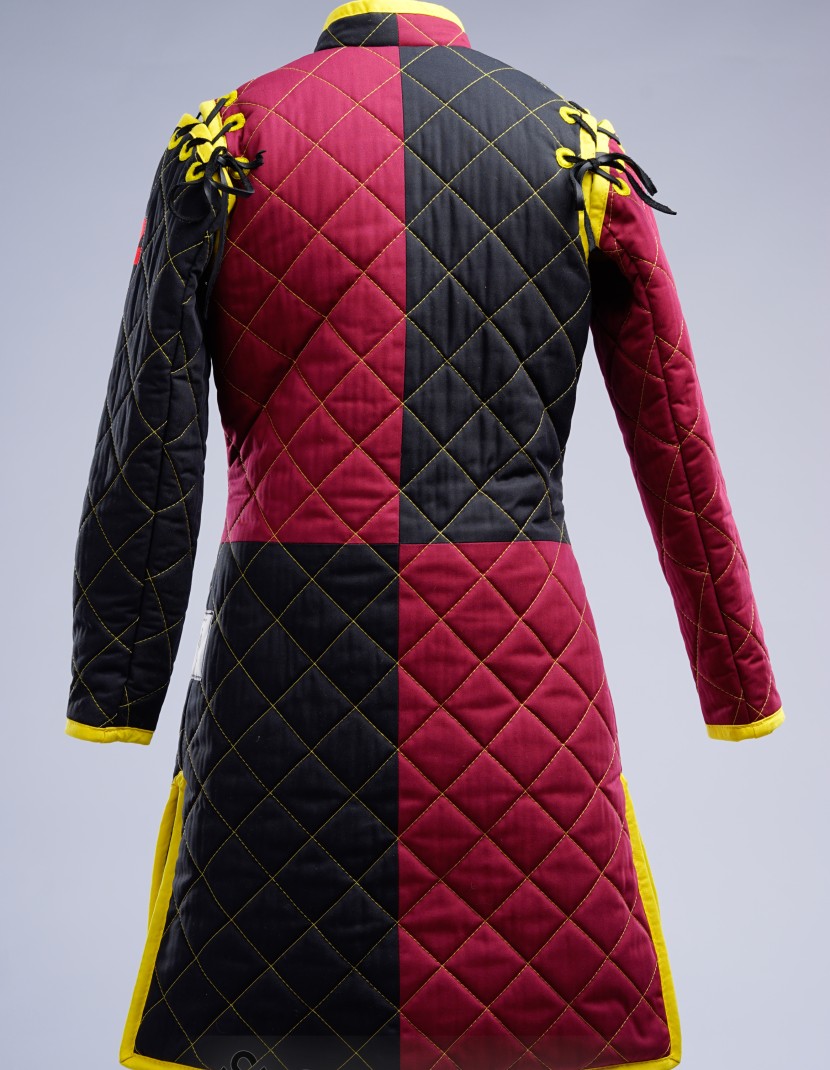HEMA style gambeson with diamond stitching photo made by Steel-mastery.com