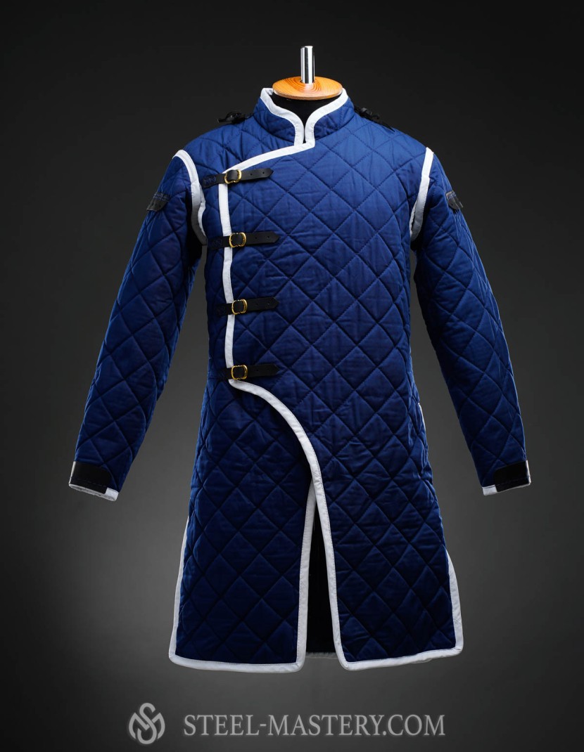 HEMA style gambeson with diamond stitching photo made by Steel-mastery.com