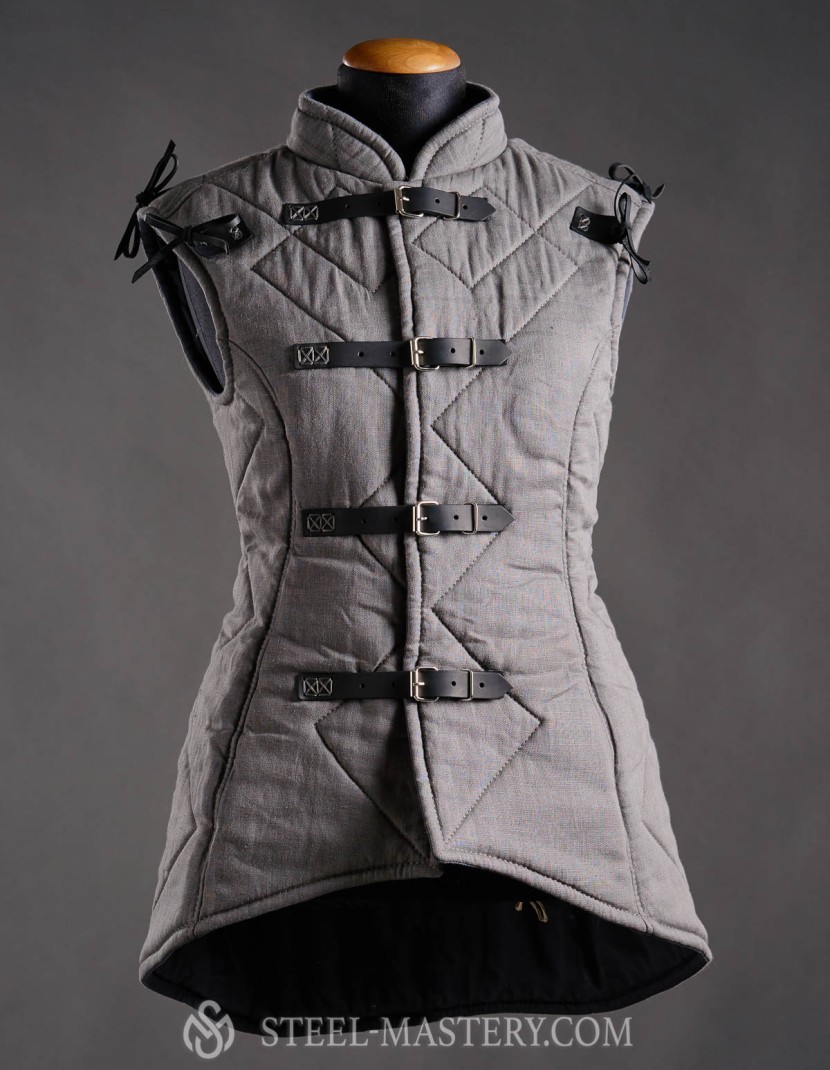 FEMALE SLEEVELESS GAMBESON photo made by Steel-mastery.com
