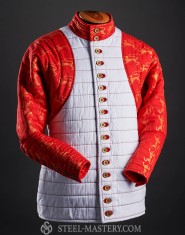 Gambeson of XIV- XV century in style the pourpoint of Charles de Blois