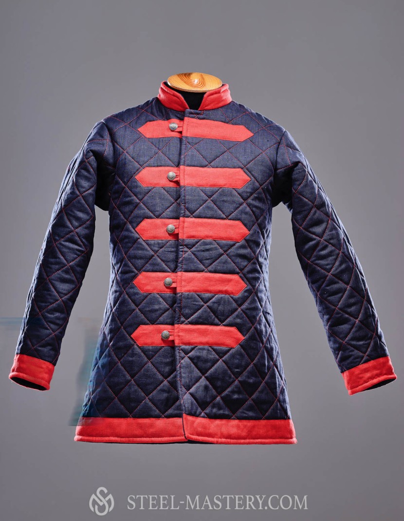 Birka quilted viking caftan photo made by Steel-mastery.com