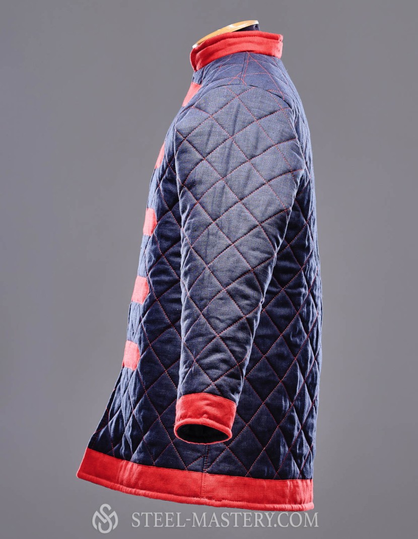 Birka quilted viking caftan photo made by Steel-mastery.com