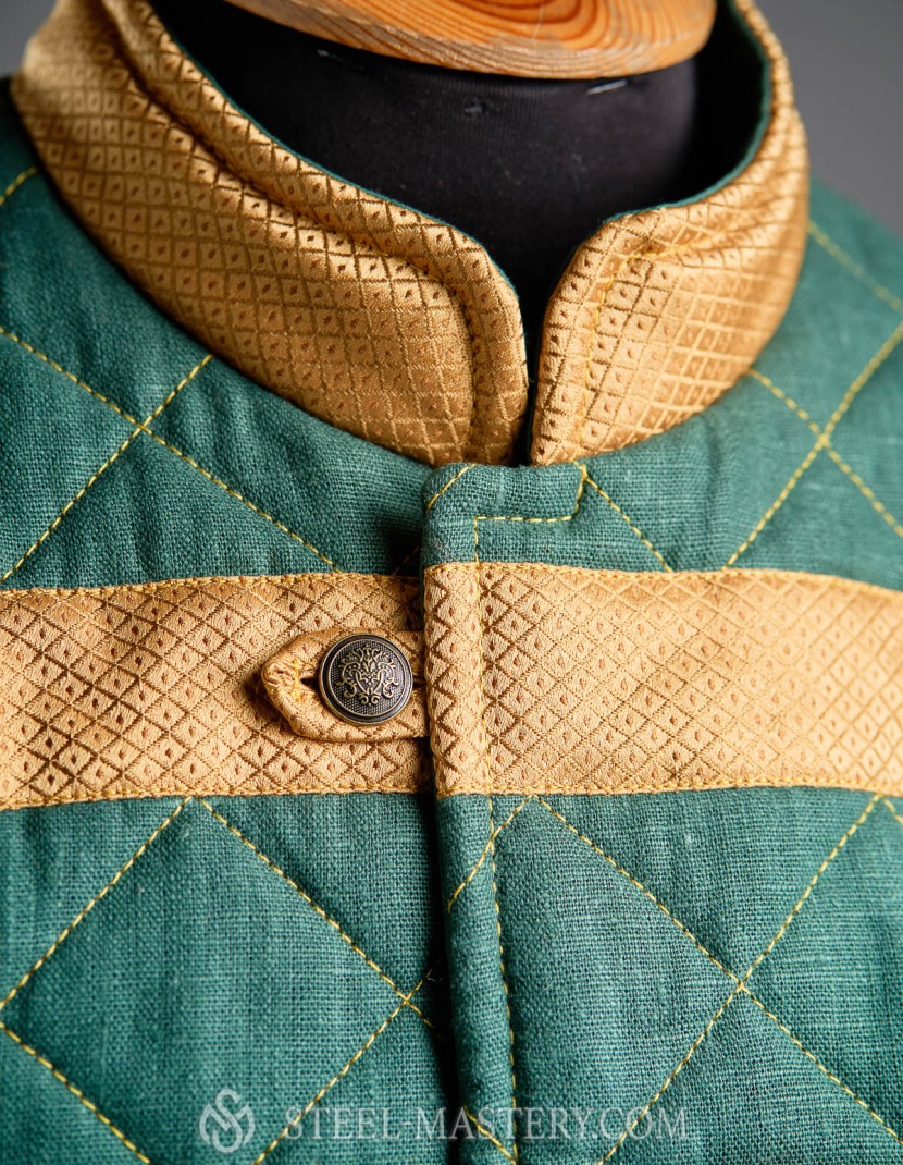 Birka quilted viking caftan photo made by Steel-mastery.com