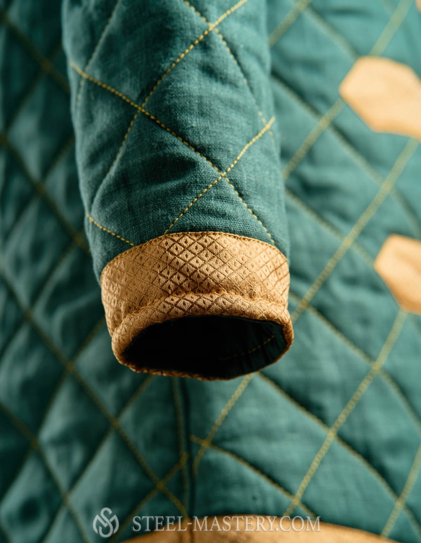 Birka quilted viking caftan photo made by Steel-mastery.com