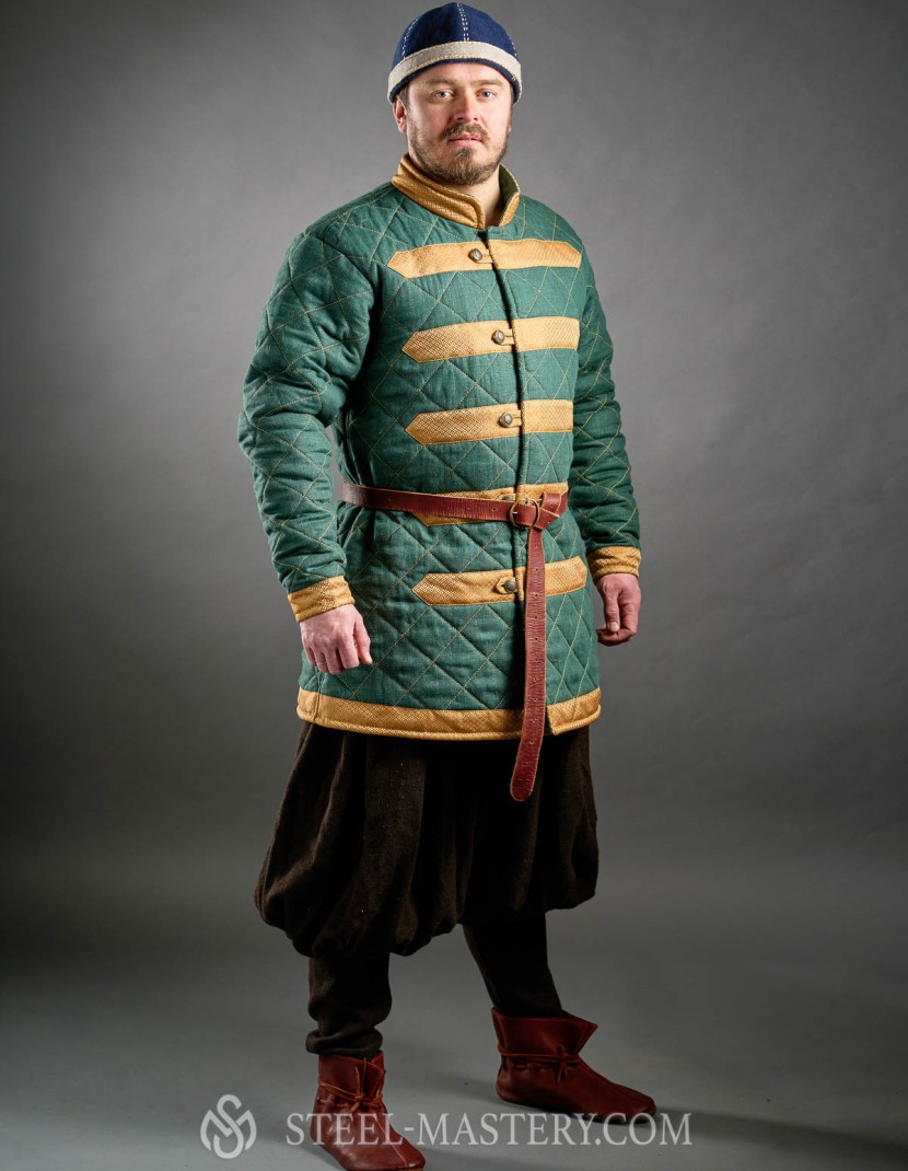 Birka quilted viking caftan photo made by Steel-mastery.com
