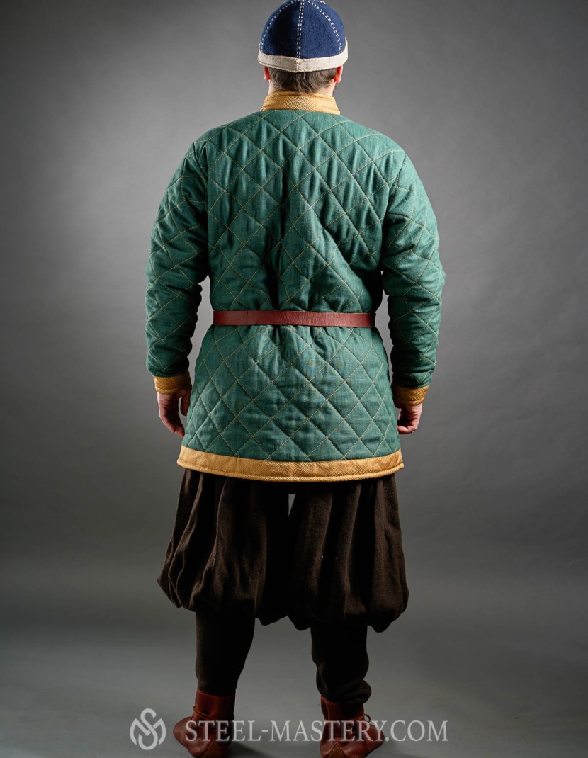 Birka quilted viking caftan photo made by Steel-mastery.com
