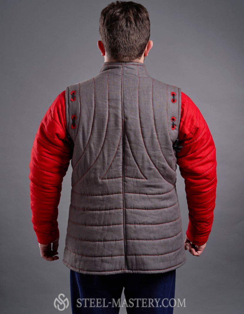 HEMA gambeson with lapped sleeves photo made by Steel-mastery.com