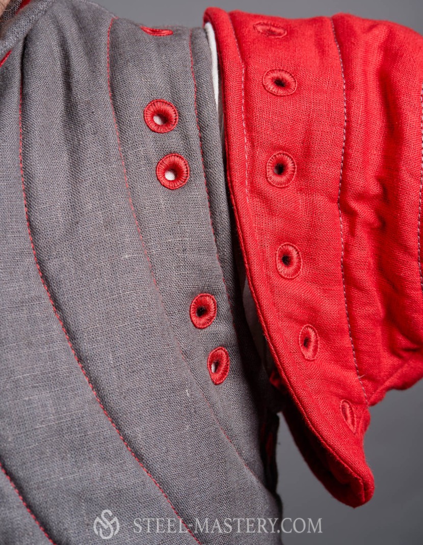 HEMA gambeson with lapped sleeves photo made by Steel-mastery.com