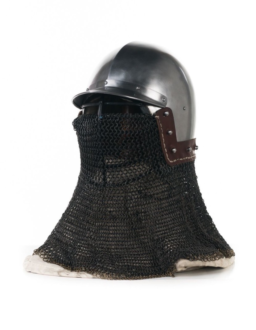 Bascinet with peak. Ready to ship photo made by Steel-mastery.com