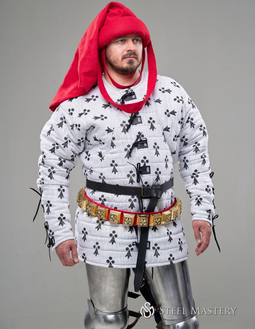 Costume of Charles de Blois from battle of the Hundred Years' War, stylization photo made by Steel-mastery.com