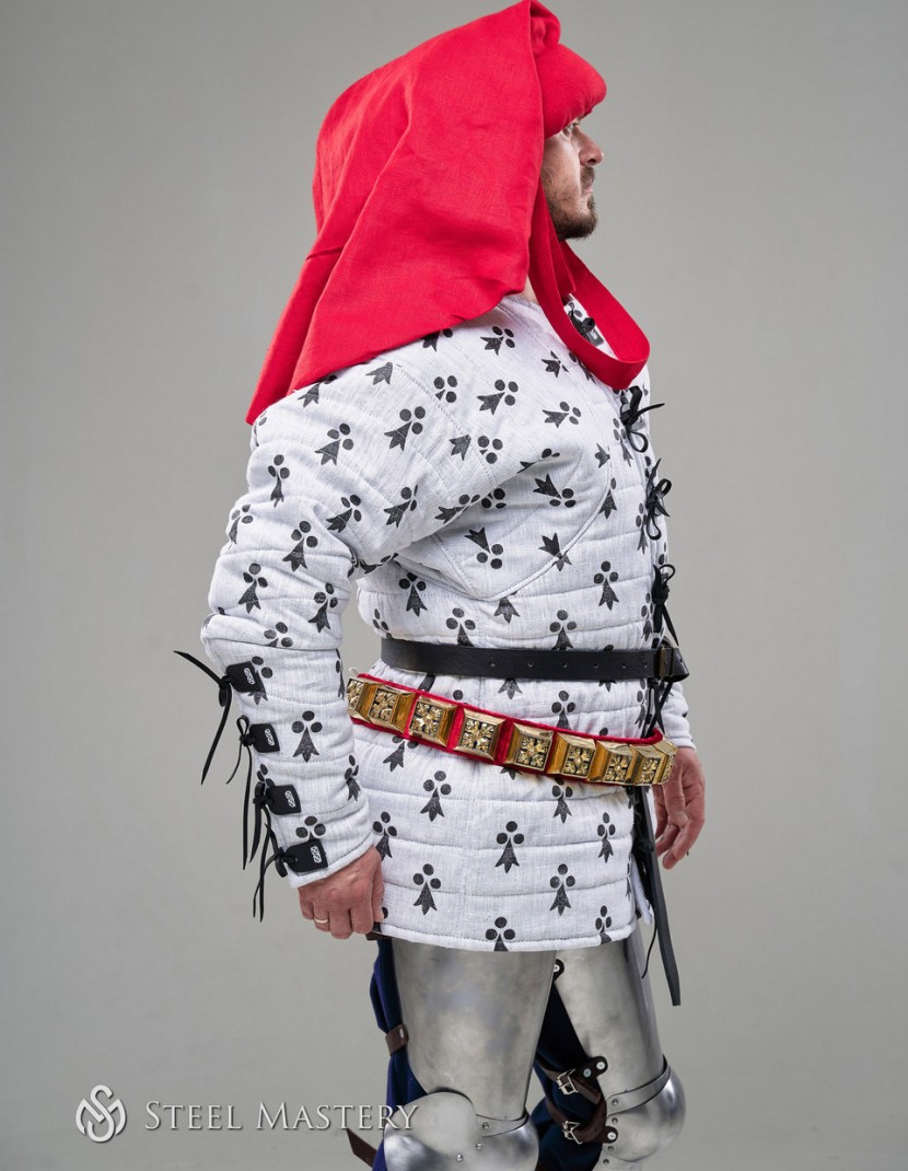 Costume of Charles de Blois from battle of the Hundred Years' War, stylization photo made by Steel-mastery.com