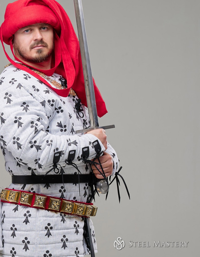 Costume of Charles de Blois from battle of the Hundred Years' War, stylization photo made by Steel-mastery.com
