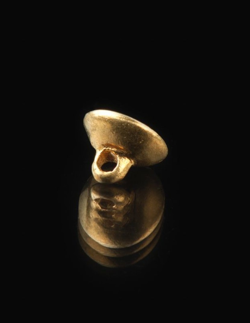  Medieval cast button with pattern, XIII-XV centuries 82 pcs  in stock  photo made by Steel-mastery.com