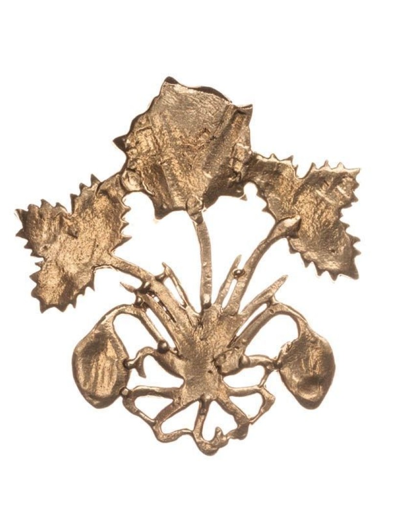 Medieval heraldic badge "Strawberry" 2 pcs in stock  photo made by Steel-mastery.com