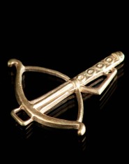 Medieval bronze badge “Crossbow”, XIV-XV centuries 1 in stock