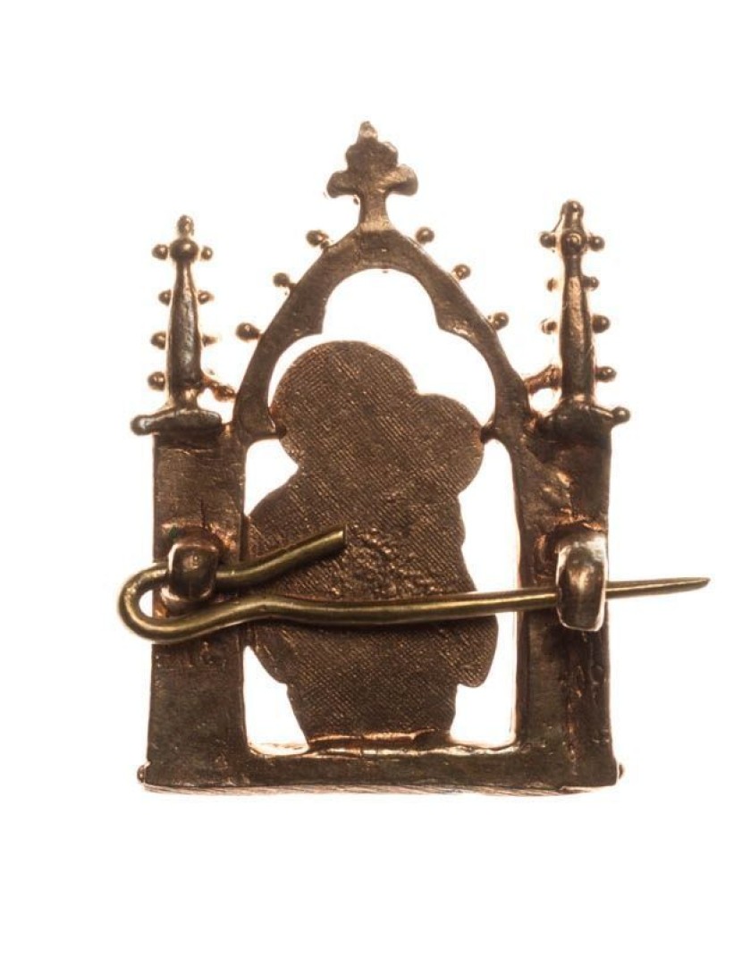 Medieval badge "Saint Anthony" 1 pc in stock  photo made by Steel-mastery.com