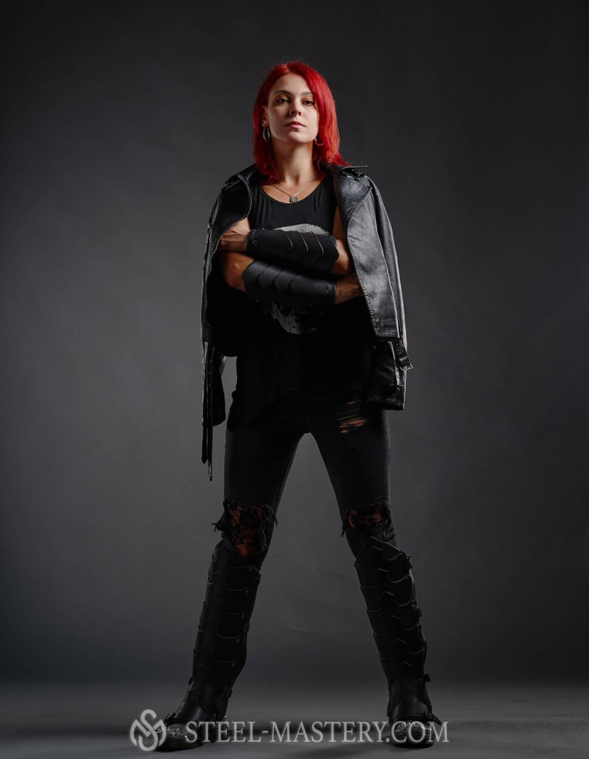 Leather fantasy set in Dragon style photo made by Steel-mastery.com