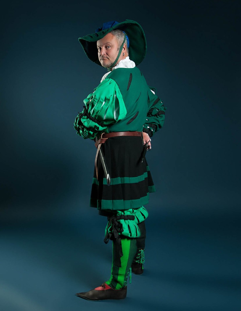 Costume of Landsknecht, XV century photo made by Steel-mastery.com