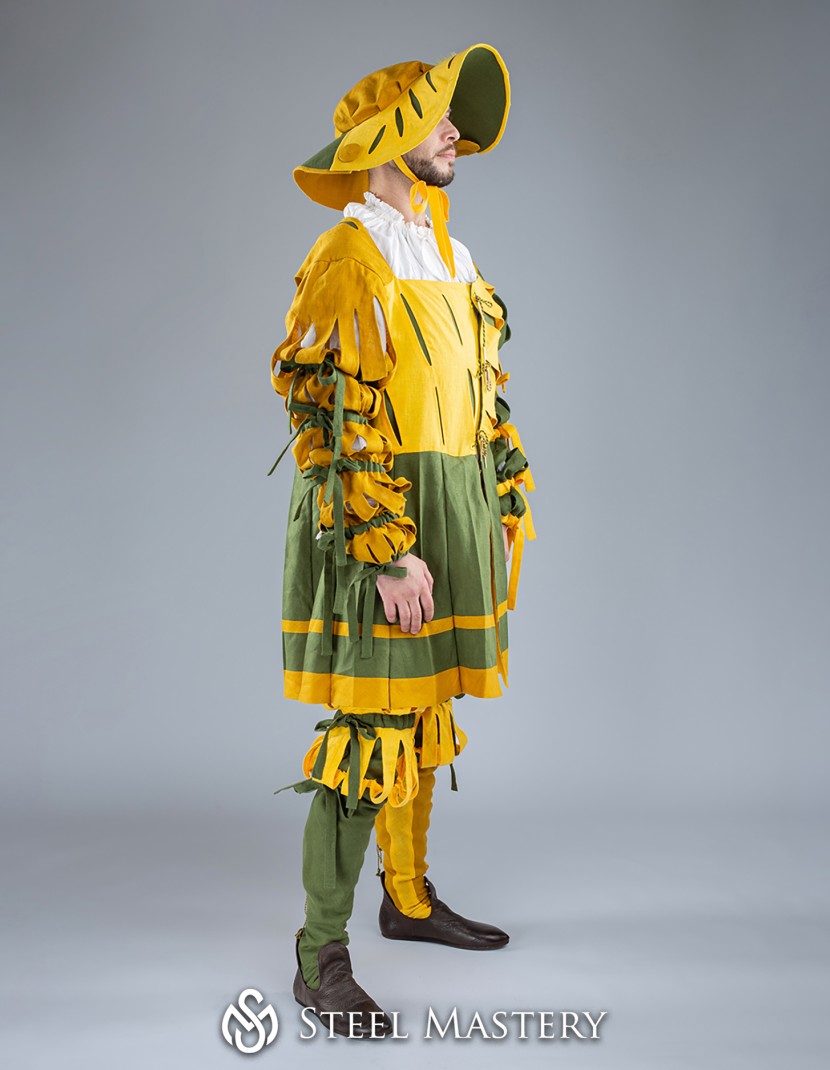 Costume of Landsknecht, XV century photo made by Steel-mastery.com