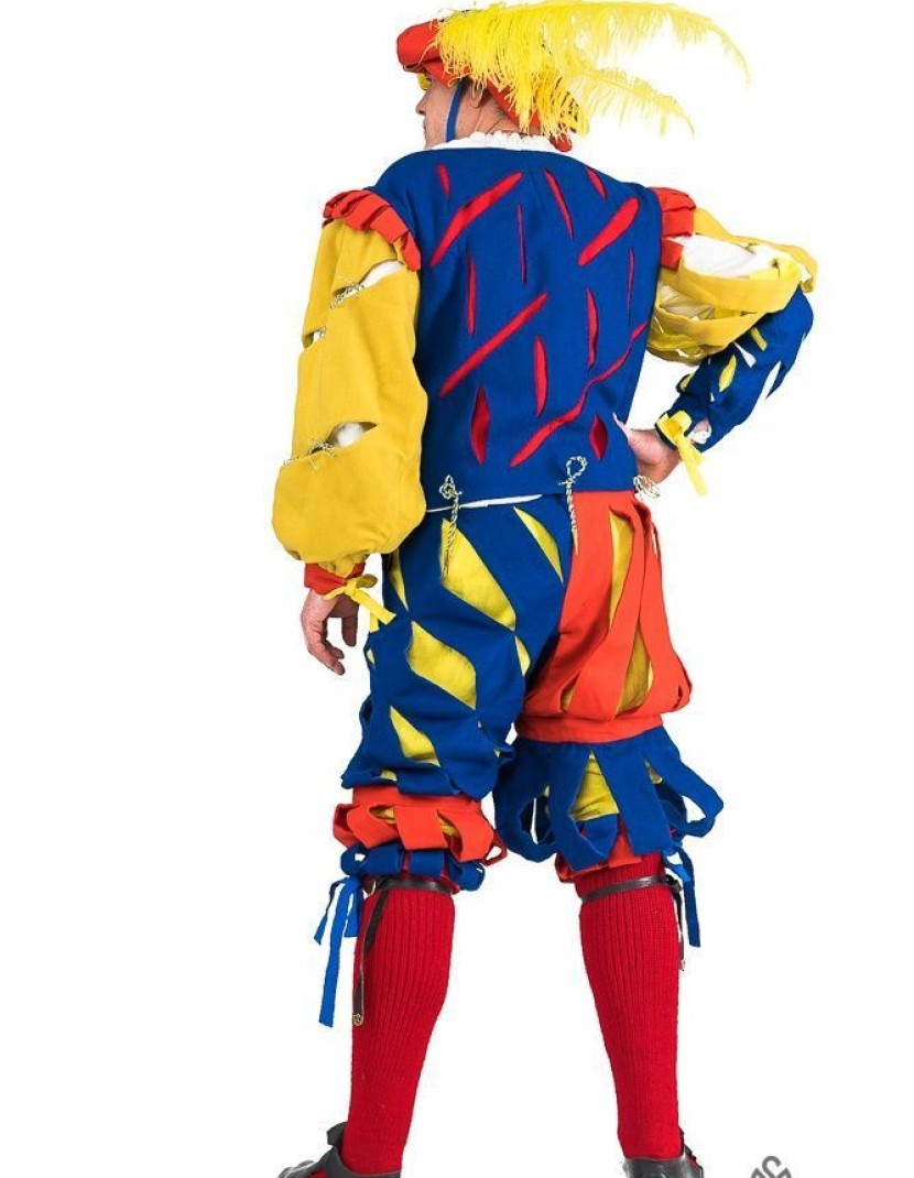 Medieval costume of landsknecht, XVI century photo made by Steel-mastery.com