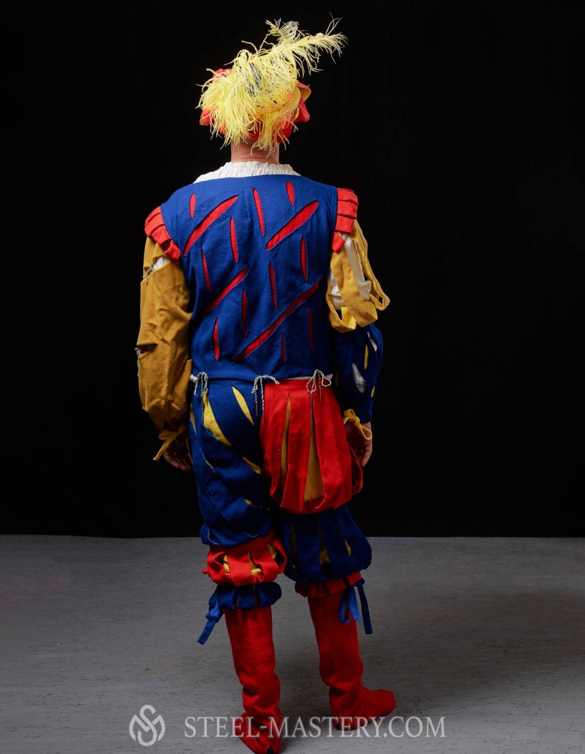 Medieval costume of landsknecht, XVI century photo made by Steel-mastery.com