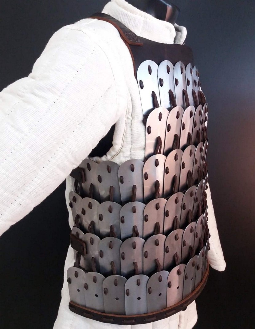 STEEL LAMELLAR ARMOR BREASTPLATE photo made by Steel-mastery.com
