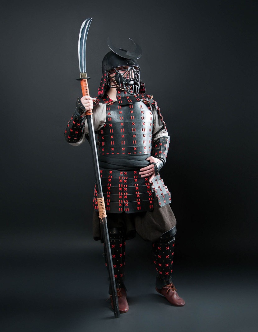 O Yoroi - Japanese samurai leather warrior armor photo made by Steel-mastery.com