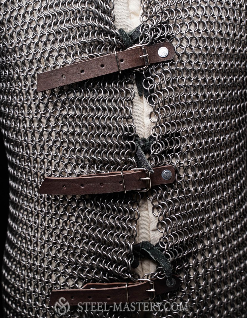 Hauberk with forward fastenings photo made by Steel-mastery.com