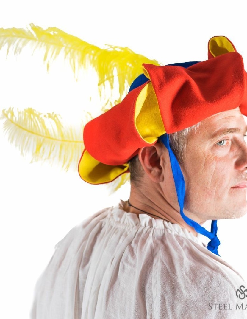 Landsknecht s hat with feathers photo made by Steel-mastery.com