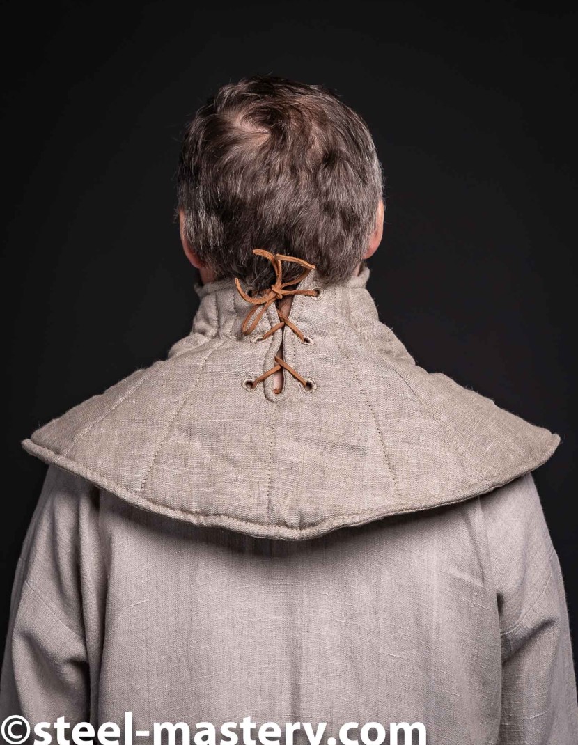 Padded aventail with back lacing photo made by Steel-mastery.com