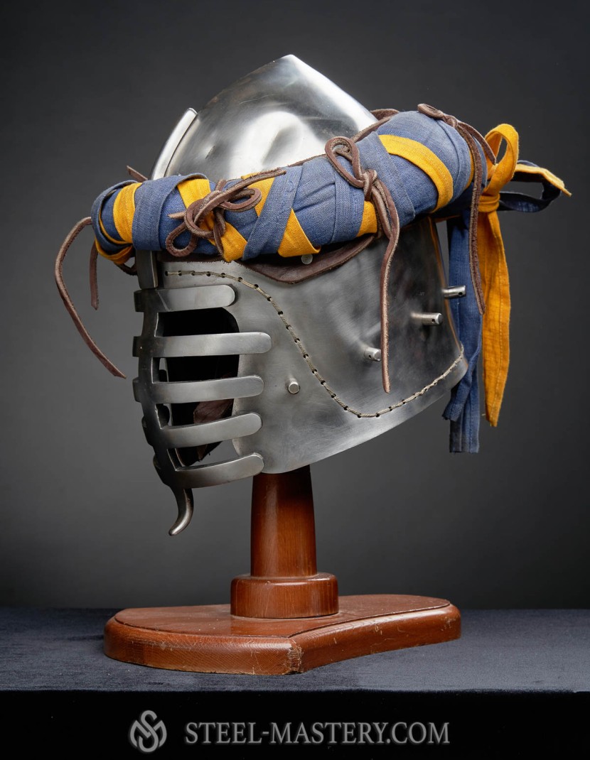 HELMET WITH TORSE  photo made by Steel-mastery.com