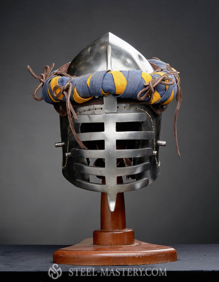 HELMET WITH TORSE  photo made by Steel-mastery.com