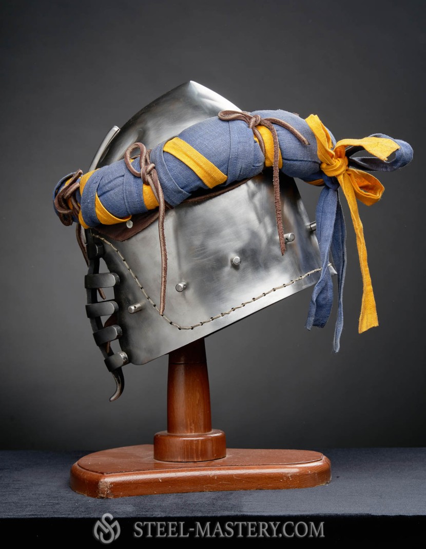 HELMET WITH TORSE  photo made by Steel-mastery.com