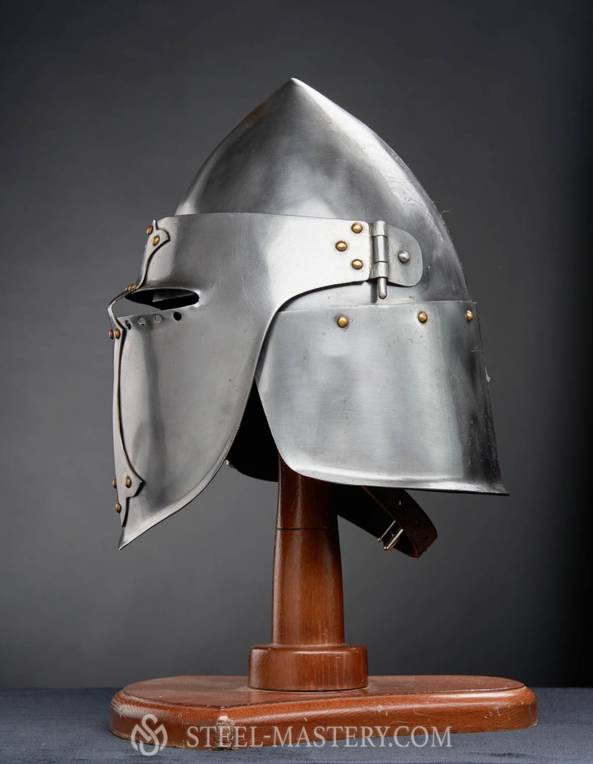 HELMET FOR FENCING  photo made by Steel-mastery.com