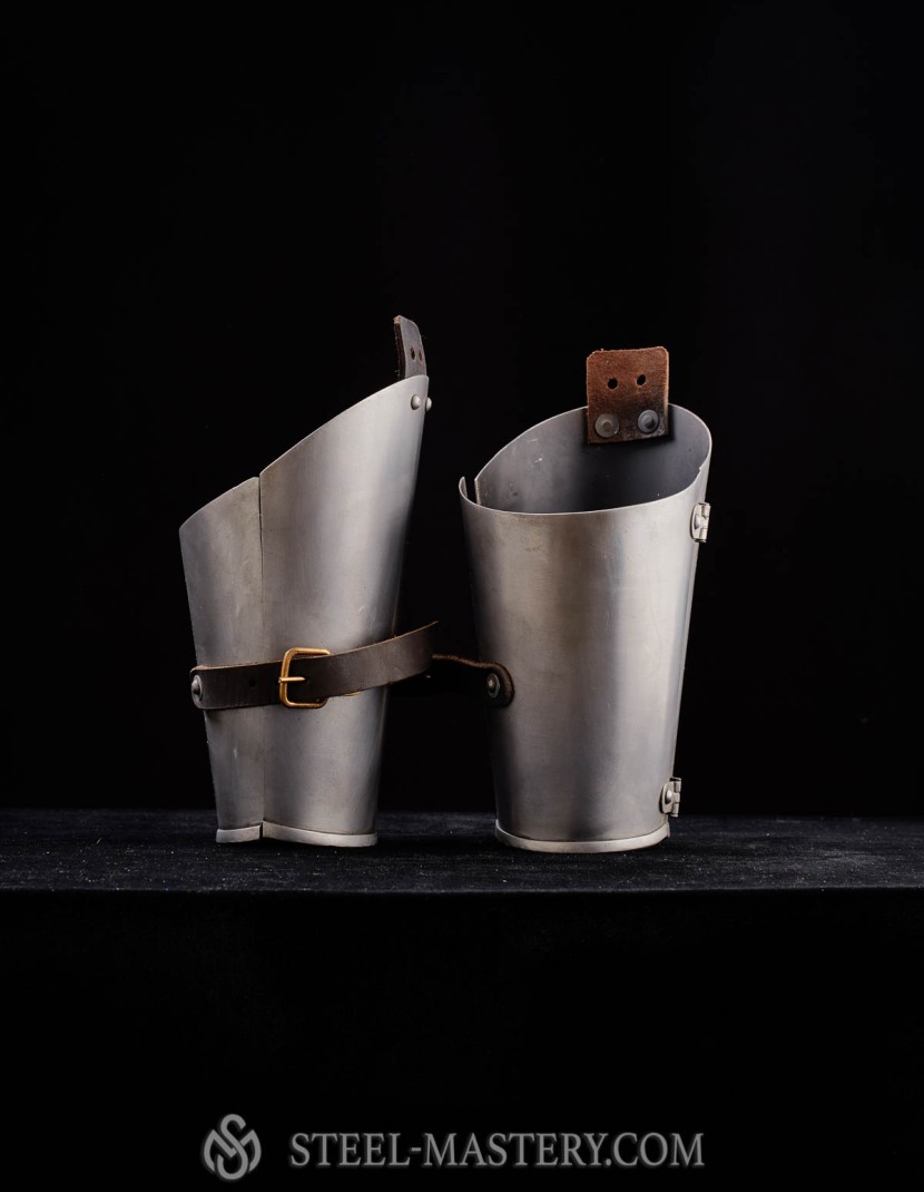 MEDIEVAL STEEL BRACERS photo made by Steel-mastery.com