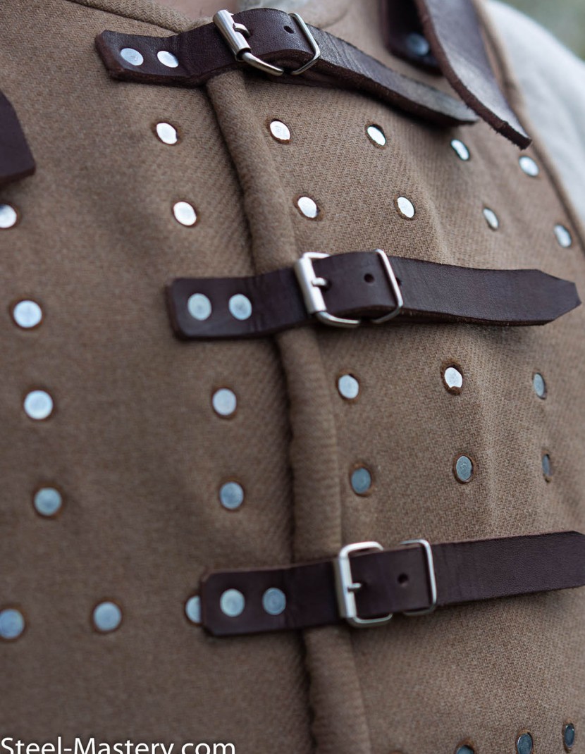 EUROPEAN WOOLEN BRIGANDINE  photo made by Steel-mastery.com