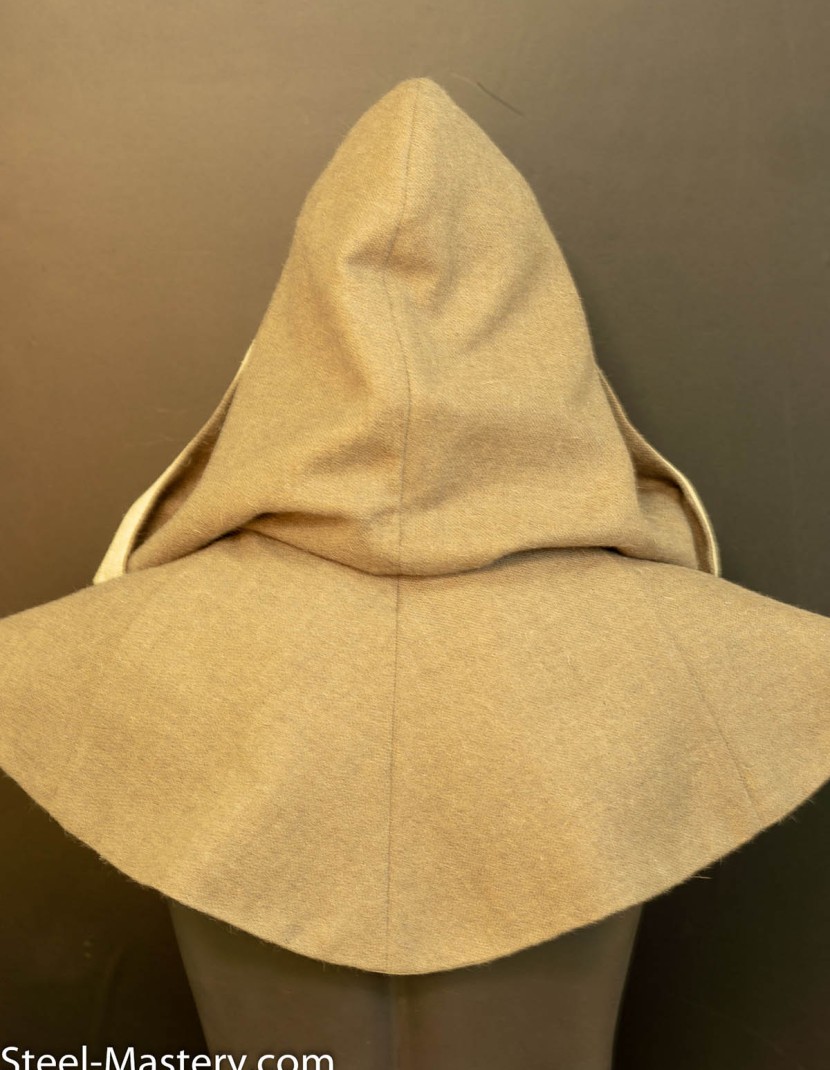 OPEN MEDIEVAL HOOD  photo made by Steel-mastery.com