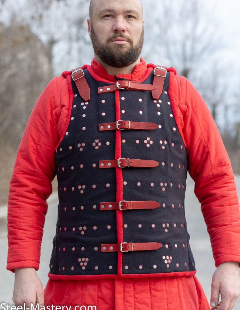 BRIGANDINE XL WITH RED FACING photo made by Steel-mastery.com
