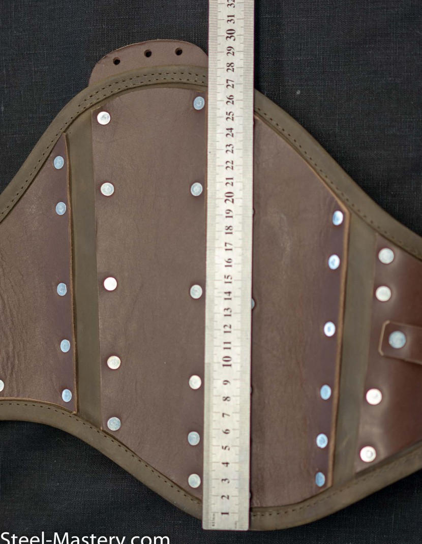 BROWN LEATHER PROTECTION OF UPPER PART OF ARM  photo made by Steel-mastery.com