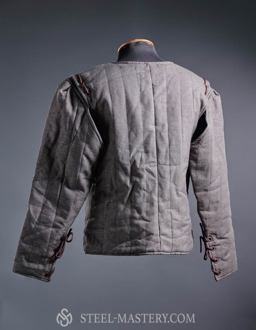 Grey jacket in medieval style photo made by Steel-mastery.com