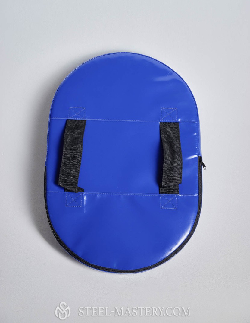 blue oval shield photo made by Steel-mastery.com