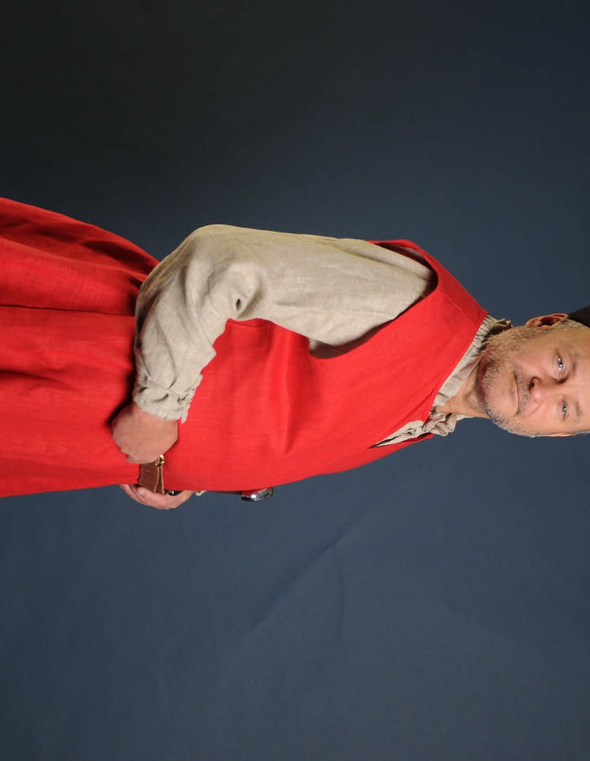 Linen medieval tunic of IX-XII centuries photo made by Steel-mastery.com