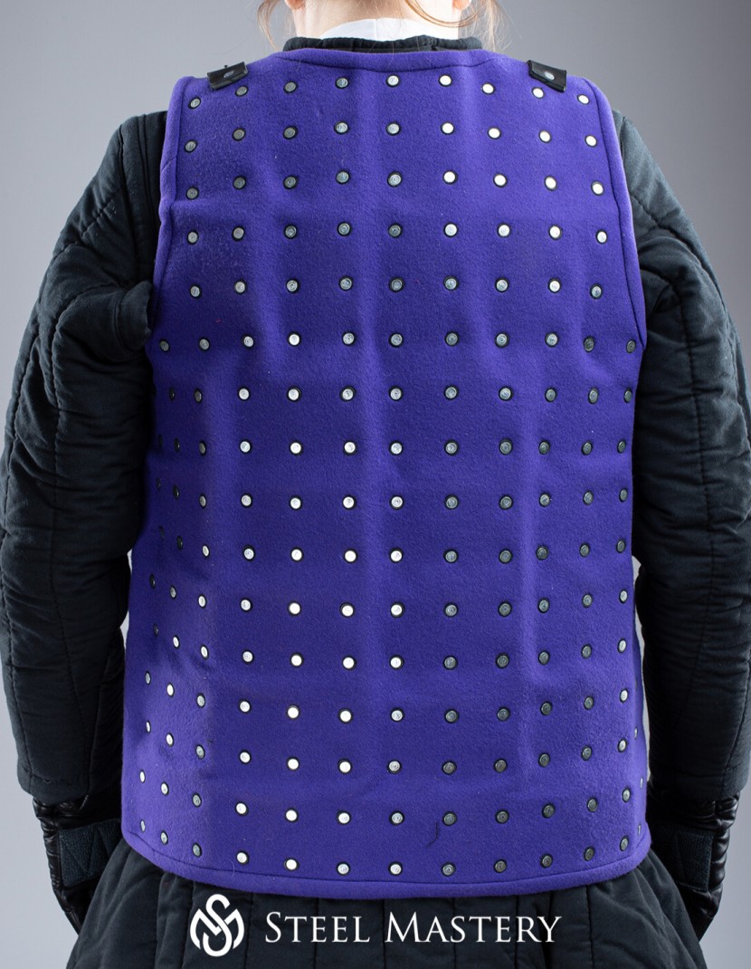 PURPLE ALUMINIUM BRIGANDINE  photo made by Steel-mastery.com