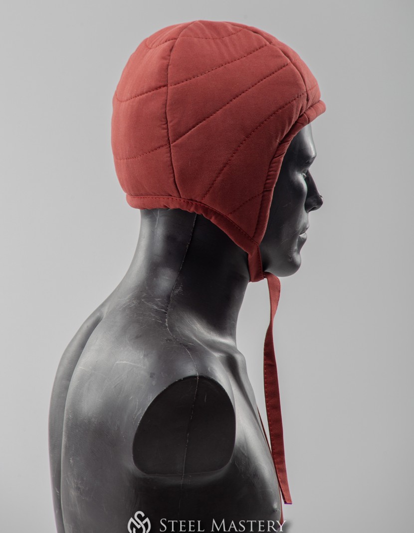 Terracotta padded cap in stock photo made by Steel-mastery.com