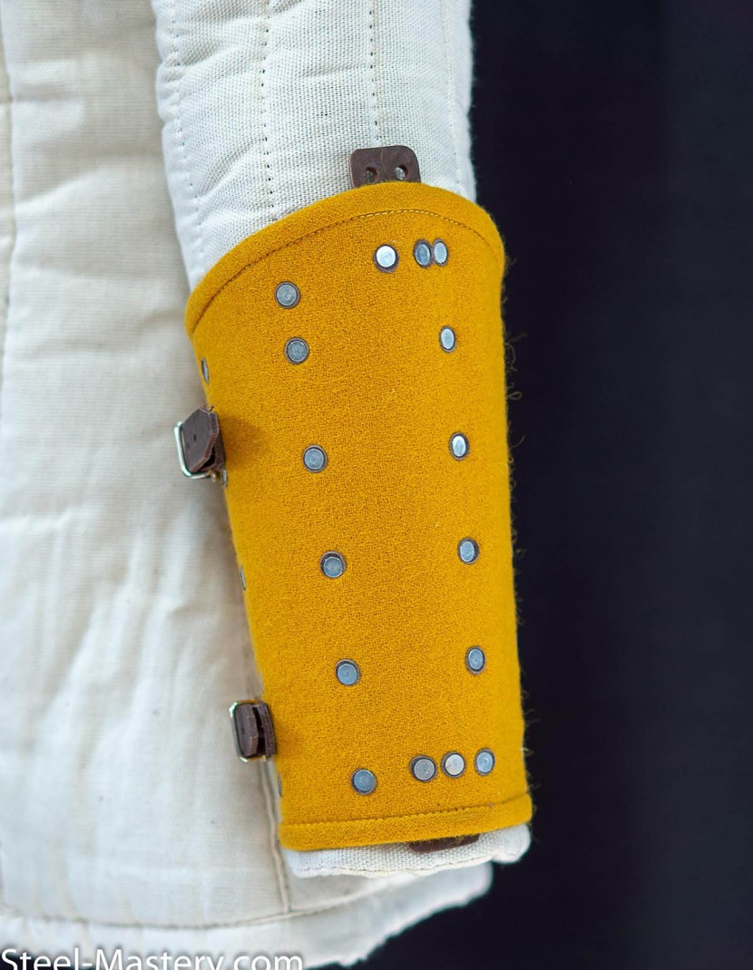 ANATOMICAL STEEL SPLINTED BRACERS  photo made by Steel-mastery.com