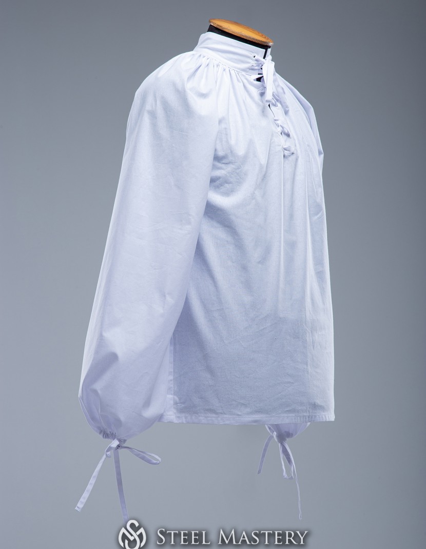 Cotton shirt with lacing M size  photo made by Steel-mastery.com