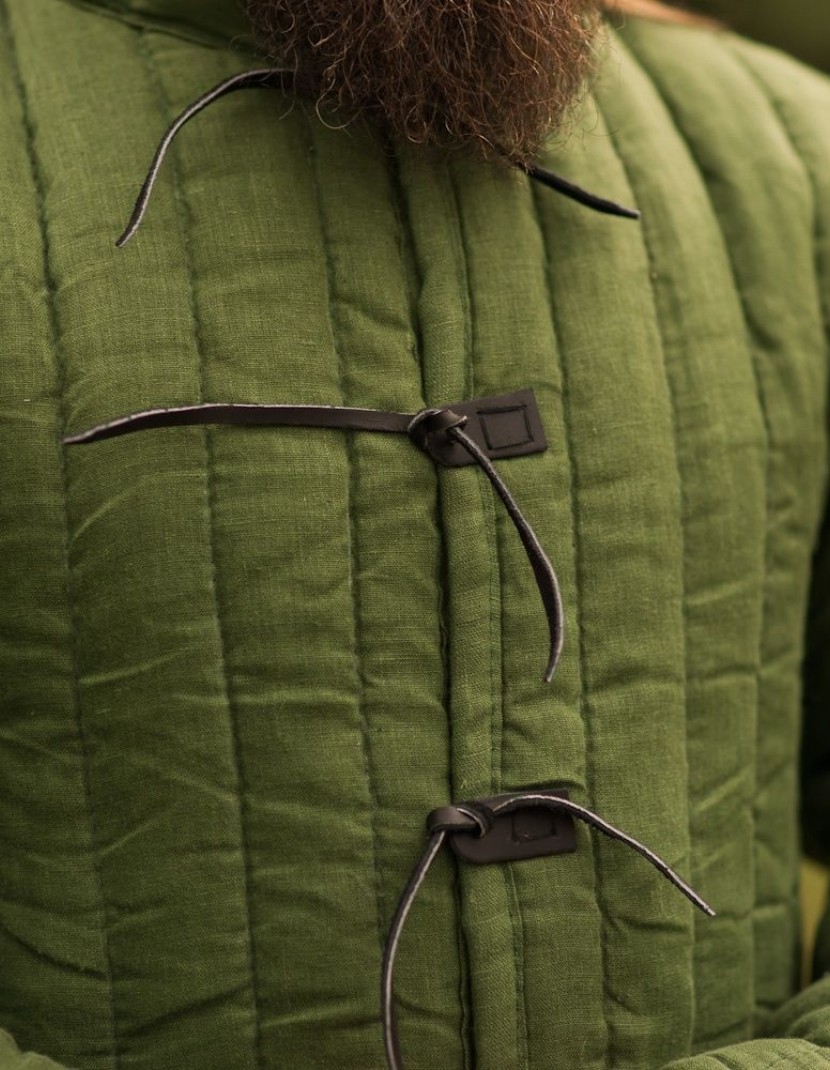 Medieval gambeson 3 layers padding photo made by Steel-mastery.com
