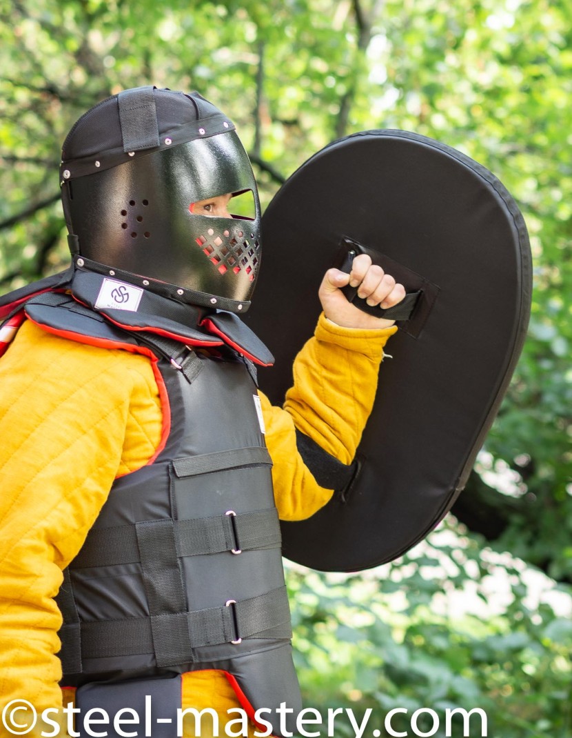SOFT ARMOR OVAL SHIELD  photo made by Steel-mastery.com